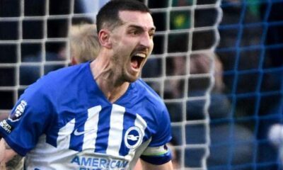 Brighton & Hove Albion 1-1 Everton: Lewis Dunk's stoppage-time header denies Toffees victory