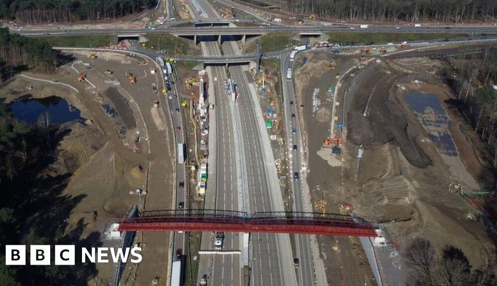 'Good progress' on M25 as Monday rush hour looms