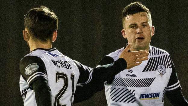 Ayr United 2-1 Airdrieonians: Comeback win boosts hosts' promotion hopes