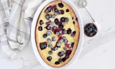 Blueberry Dutch Baby Pancake - Super Healthy Kids