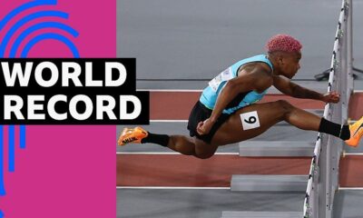 Charlton sets new world record in 60m hurdles