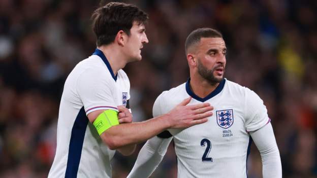 England: Kyle Walker and Harry Maguire ruled out of friendly against Belgium