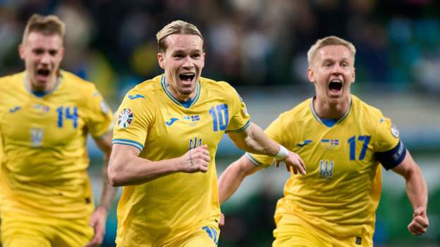 Euro 2024: Ukraine beat Iceland 2-1 in play-off final to book spot in Germany