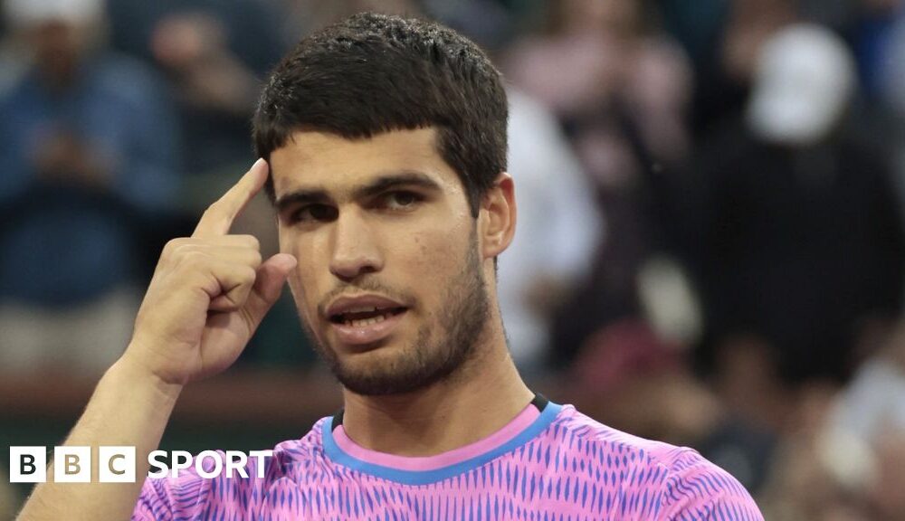 Indian Wells: Carlos Alcaraz ends Jannik Sinner's winning run to set up Daniil Medvedev final