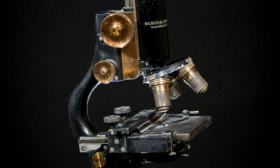 vintage microscope