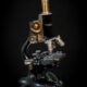 vintage microscope