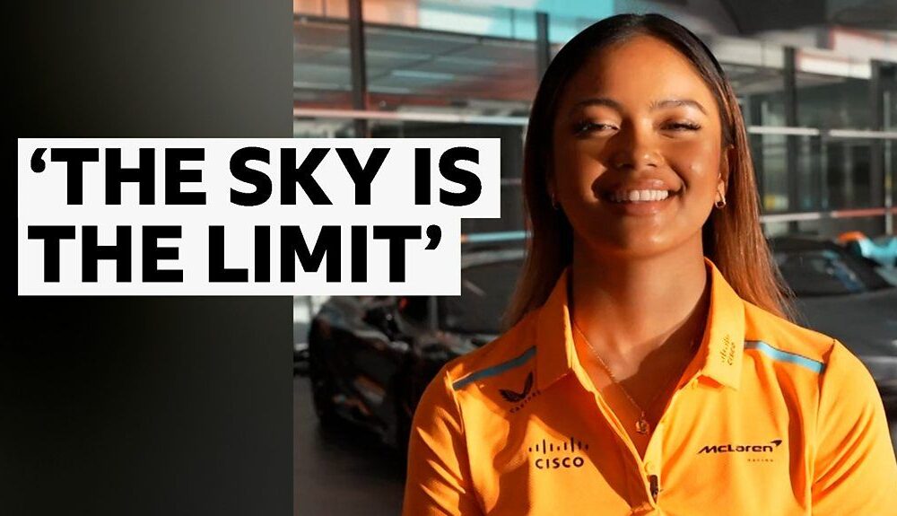 Meet McLaren's first female development driver