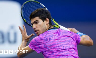 Miami Open: Carlos Alcaraz wins in straight sets to reach quarter-finals