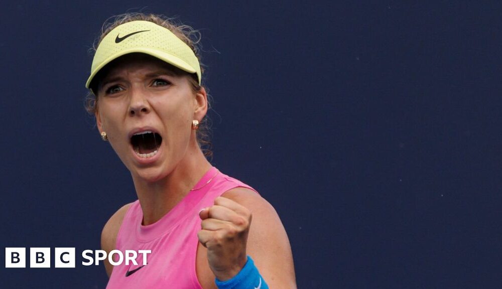 Miami Open: Katie Boulter beats Brenda Fruhvirtova, Dan Evans also through