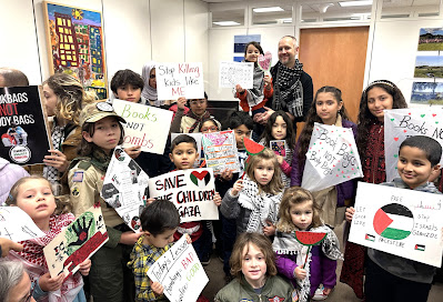 School Children Speak to the staffers of U.S. Senators about Israel’s Decimation of Gaza