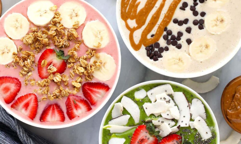 3 smoothie bowls