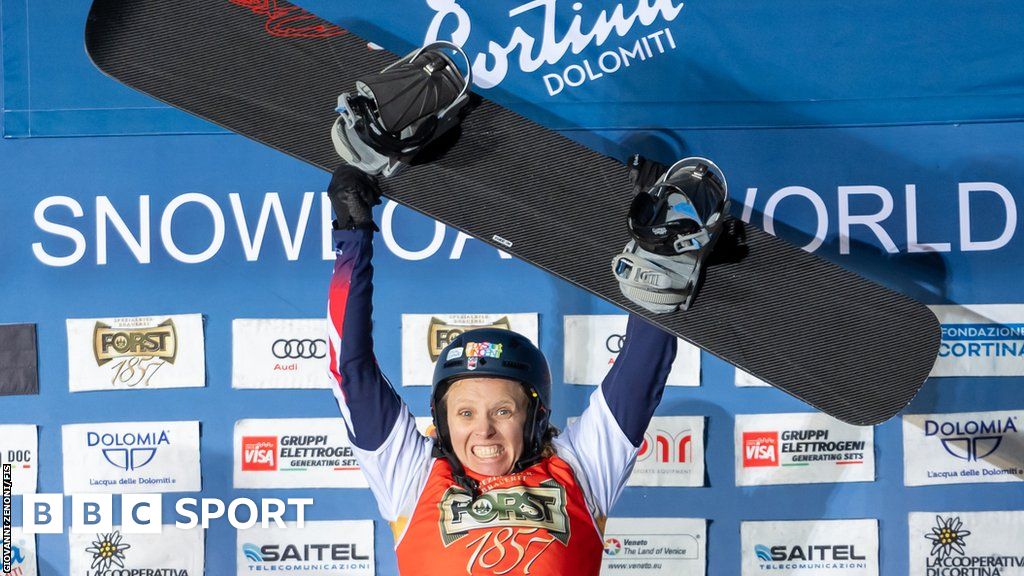 Snowboard Cross World Cup: Charlotte Bankes claims third victory of the season