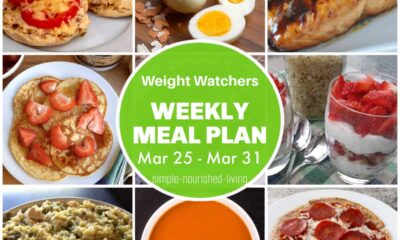 Weight Watchers Weekly Meal Plan (Mar 25 - Mar 31)