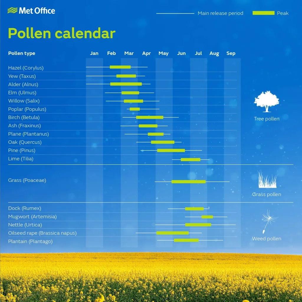 What’s the pollen outlook this year?