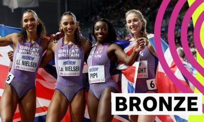 World Indoor Championships: GB women set new national record to win 4x400m relay bronze