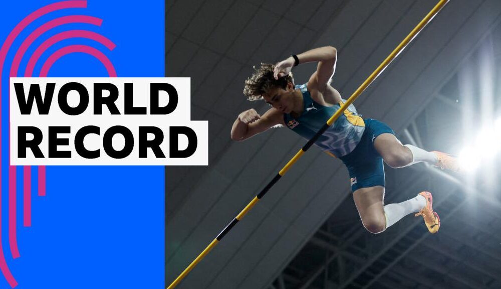 'On top of the world!' - Sweden's Duplantis breaks his own record