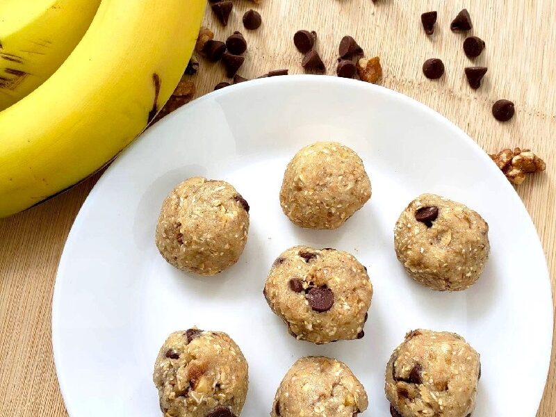 4 Cookie Dough Protein Balls