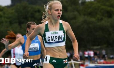 Abi Galpin breaks Guernsey 400m record at Footes Lane