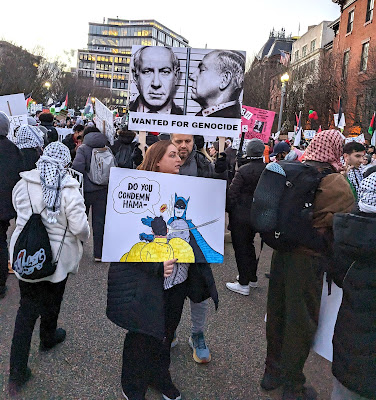 Biden and Netanyahu were the Main Targets at Today's Massive Free Palestine Protest in Washington DC