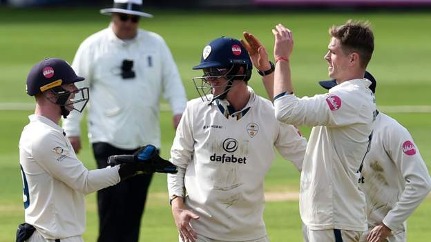 County Championship: Derbyshire's Alex Thomson has Glamorgan in a spin