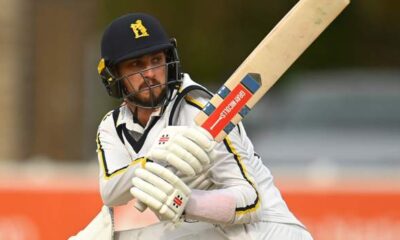 County Championship: Ed Barnard bats Warwickshire into strong position against Worcestershire