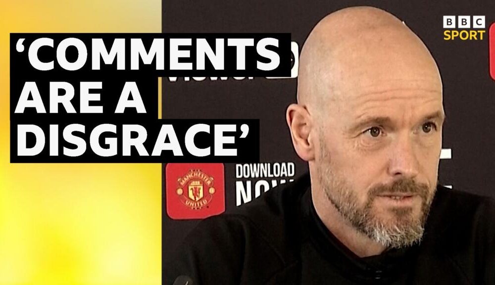 FA Cup semi-final win reaction a disgrace - Ten Hag