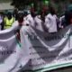 Hundreds of Kenya doctors protest in support of strike over working conditions