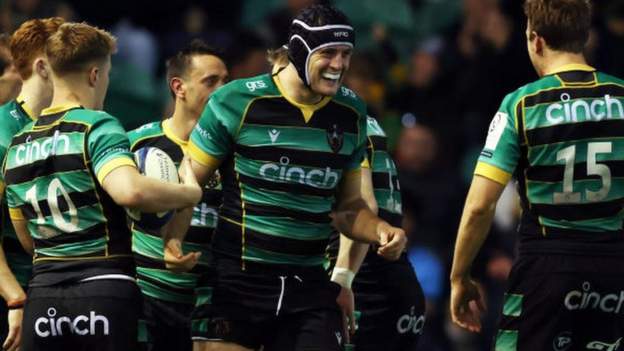 Investec Champions Cup: Northampton Saints 59-22 Bulls - Saints cruise into semi-finals