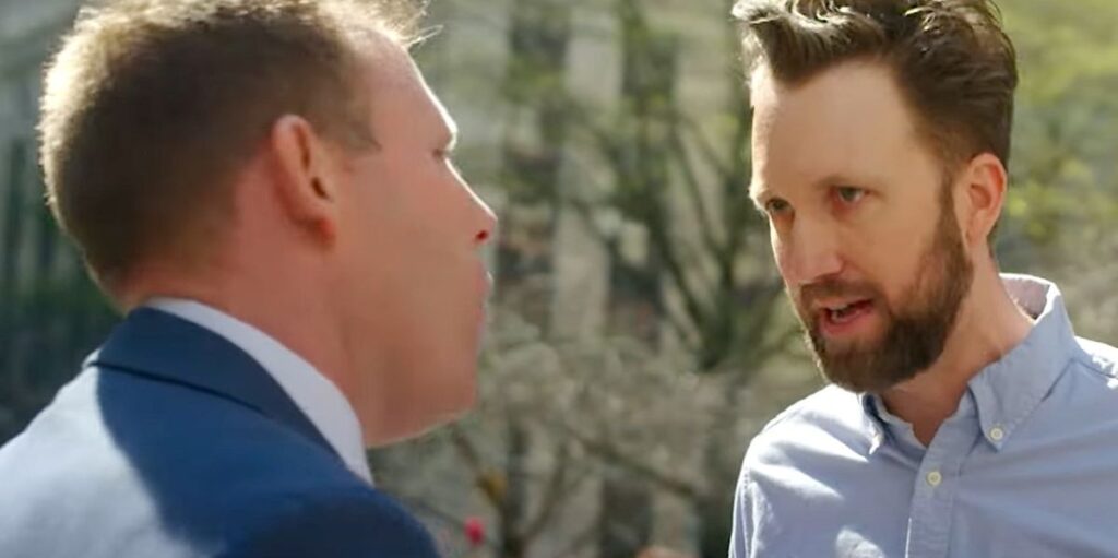 Jordan Klepper Has Mind-Melting Encounter With Trump Supporters Outside NY Trial