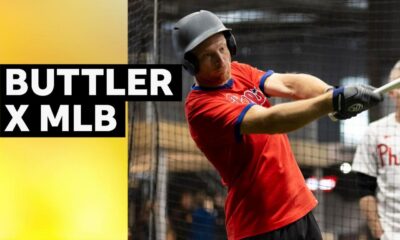 MLB: Jos Buttler takes baseball tips from Chase Utley