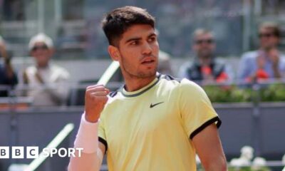 Madrid Open: Carlos Alcaraz cruises past Thiago Seyboth Wild to reach last 16