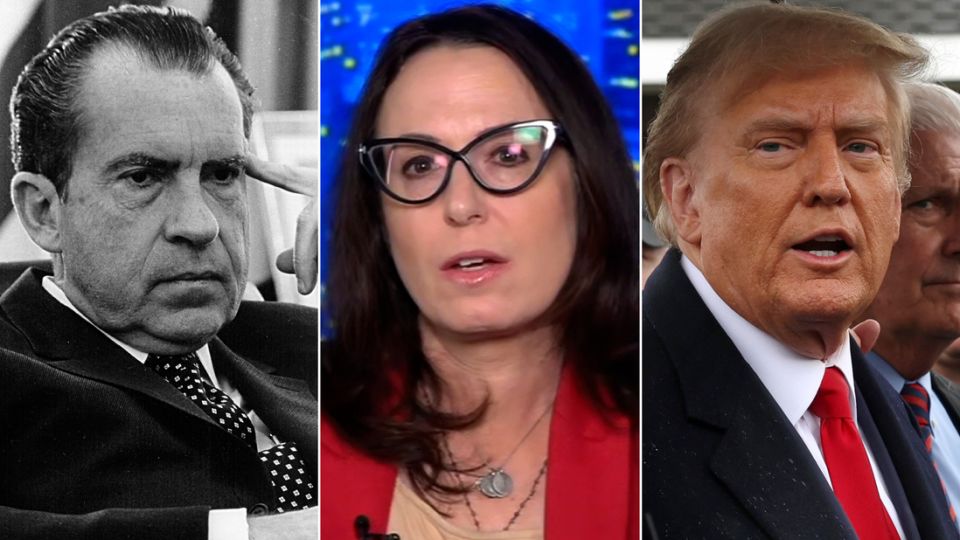 Maggie Haberman reacts to Trump’s comments about Nixon and Watergate