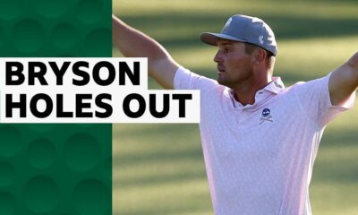 Masters 2024: Bryson DeChambeau hits astonishing birdie at the 18th at Augusta from 77 yards