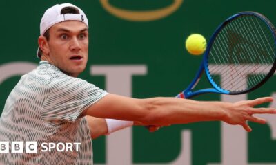 Monte Carlo Masters: Britain's Jack Draper loses to Hubert Hurkacz in first round