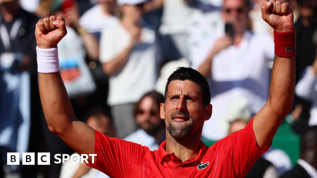 Monte Carlo Masters: Novak Djokovic beats Lorenzo Musetti to reach quarter-finals