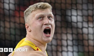 Mykolas Alekna's 74.35m throw breaks men's discus record for first time in 38 years