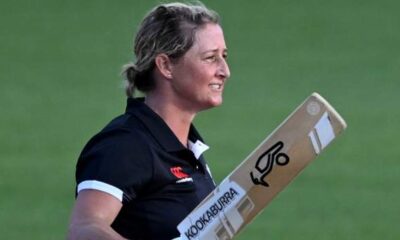 New Zealand v England: Sophie Devine's century leads hosts to consolation win in ODI series