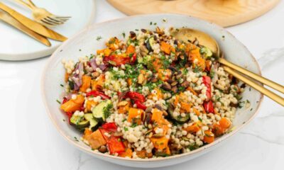 Pearl Couscous & Roasted Veggie Salad