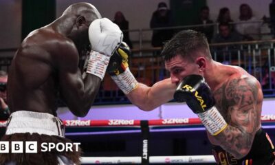 Sam Noakes v Yvan Mendy: Kent fighter wins European lightweight title but loses perfect knockout record