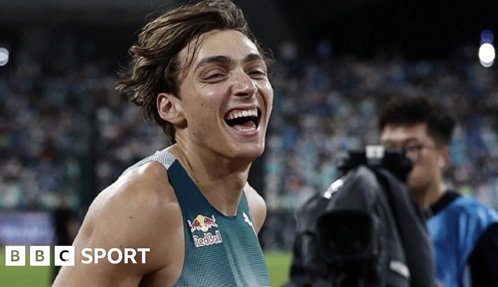 Sweden's Armand Duplantis breaks pole vault world record at Diamond League Xiamen