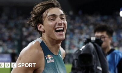 Sweden's Armand Duplantis breaks pole vault world record at Diamond League Xiamen