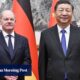 Ukraine’s Volodymyr Zelensky thanks Germany’s Olaf Scholz for diplomacy in China