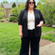 Universal Standard Fit Liberty Outfit on plus size influencer Authentically Emmie