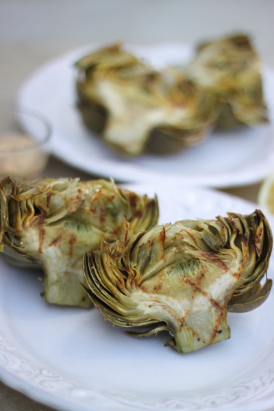 grilled artichokes