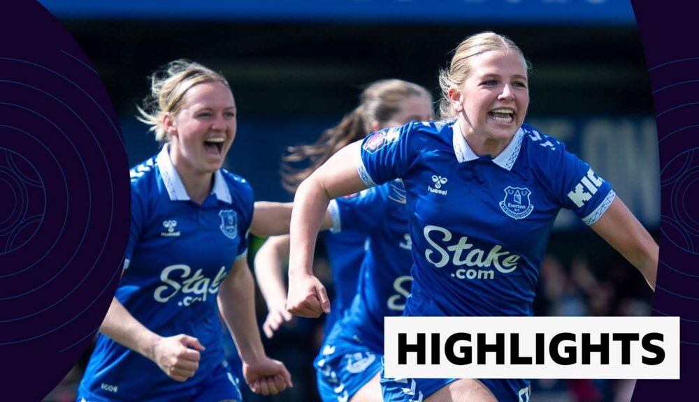 WSL: Everton 1-1 Arsenal highlights