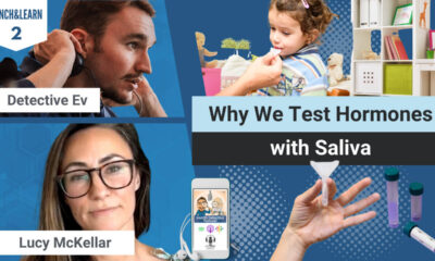 TEST HORMONES WITH SALIVA, SALIVA TEST, SALIVA TESTING, HORMONES, HORMONES TESTING, FUNCTIONAL LABS, CORRELATION, LAB DATA, FDN, FDNTRAINING, HEATLH DETECTIVE PODCAST, LUNCH&LEARN, FDN COURSE, HEALTH EDUCATION, HEALTH TIPS, HEALTH COACH, HEALTH COACHING, LUCY MCKELLAR, EVAN TRANSUE, DETECTIVE EV, SALIVA SAMPLE