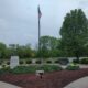 This is a view of the War on Terror Memorial, located at Veterans Park on North Custer Road and looking toward the River Raisin.