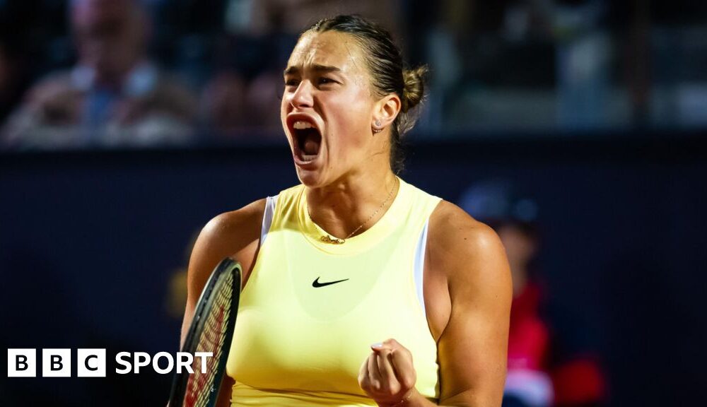 Aryna Sabalenka cruises through to Italian Open semi-finals