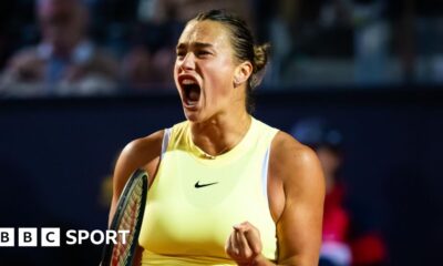 Aryna Sabalenka cruises through to Italian Open semi-finals