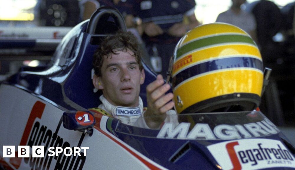 Ayrton Senna: Brazilian's first F1 car driven at Silverstone